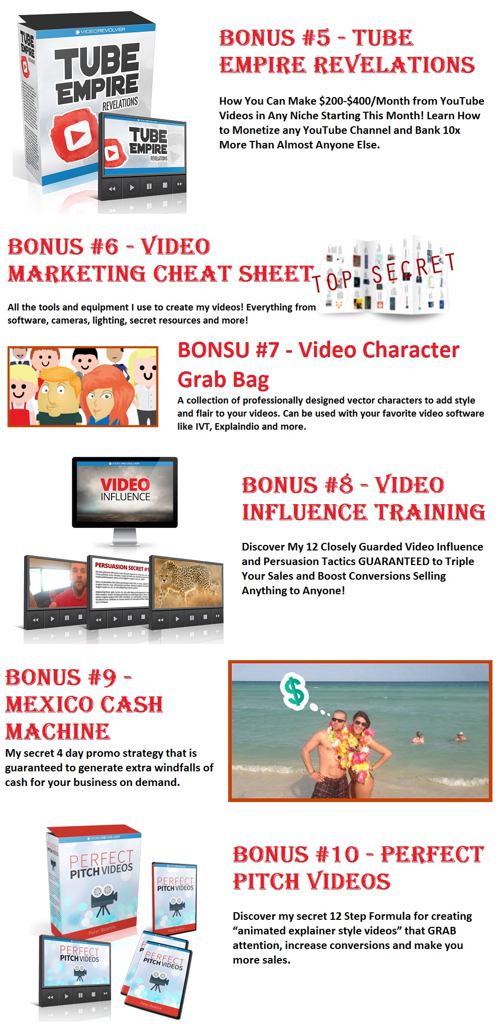 Video Bookmarker Sepcial Bonuses