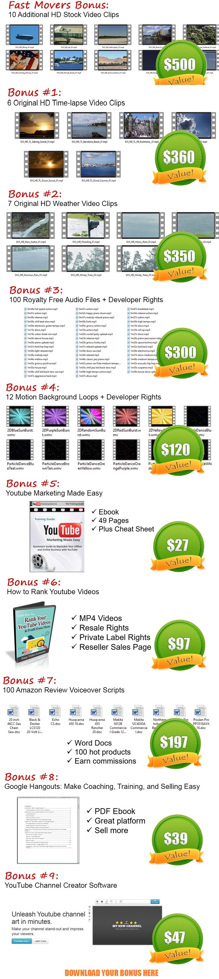 amazing stock video firesale bonus