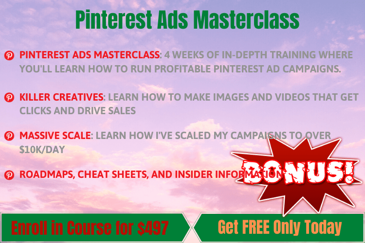 Pinterest Ads Masterclass