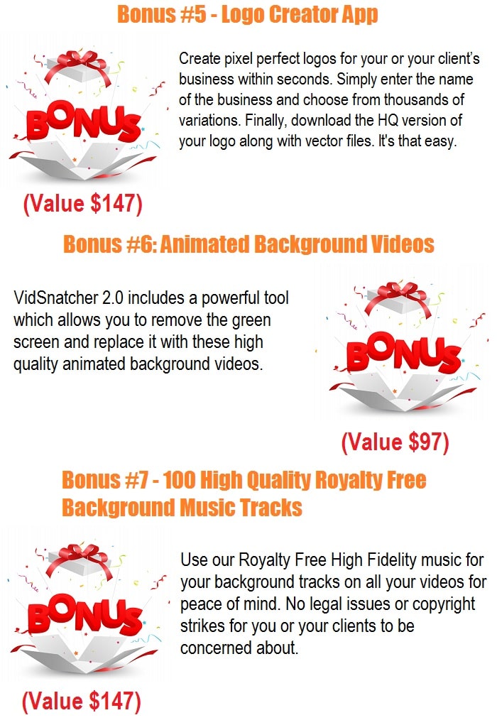 VidSnatcher 2 Bonuses