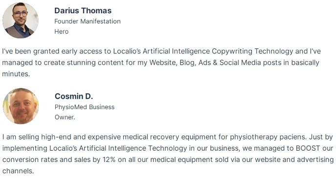 Localio.AI Testimonial