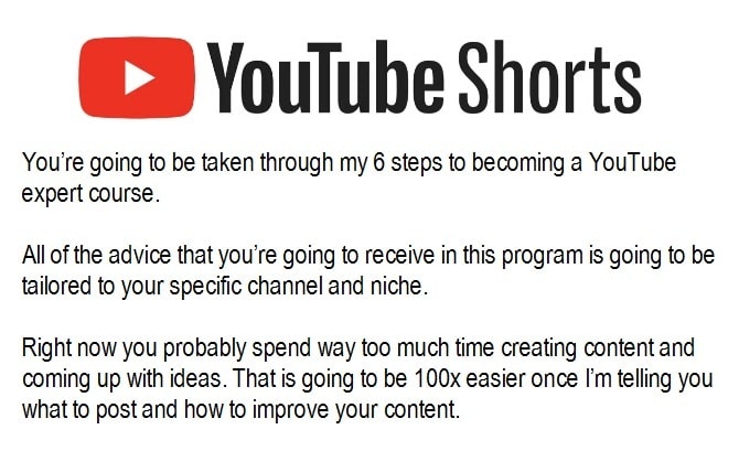 YouTube Shorts Mentorship
