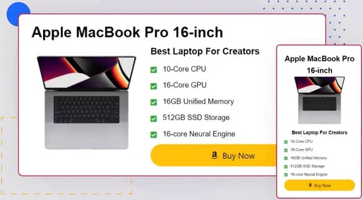 AffiliatePages Step 2