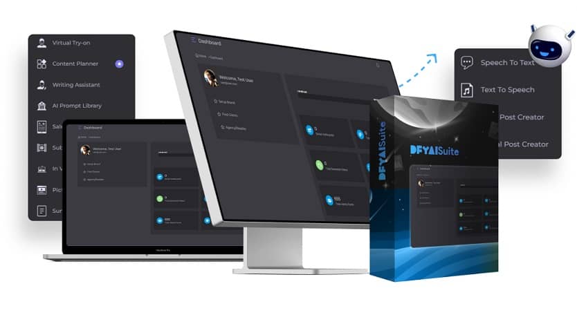 DFY AI Suite Review - Dashboard with white-label AI tools for agencies