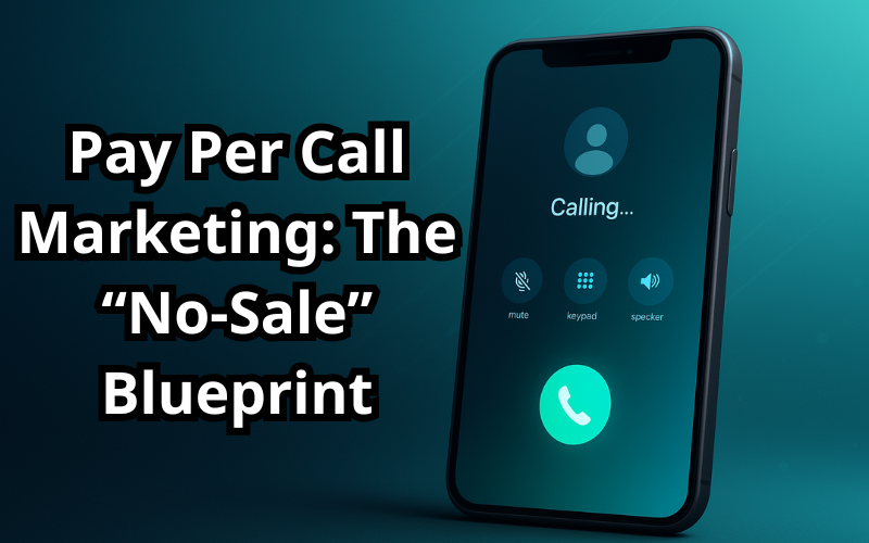 Pay Per Call Marketing The “No-Sale” Blueprint (Free Live Webinar)