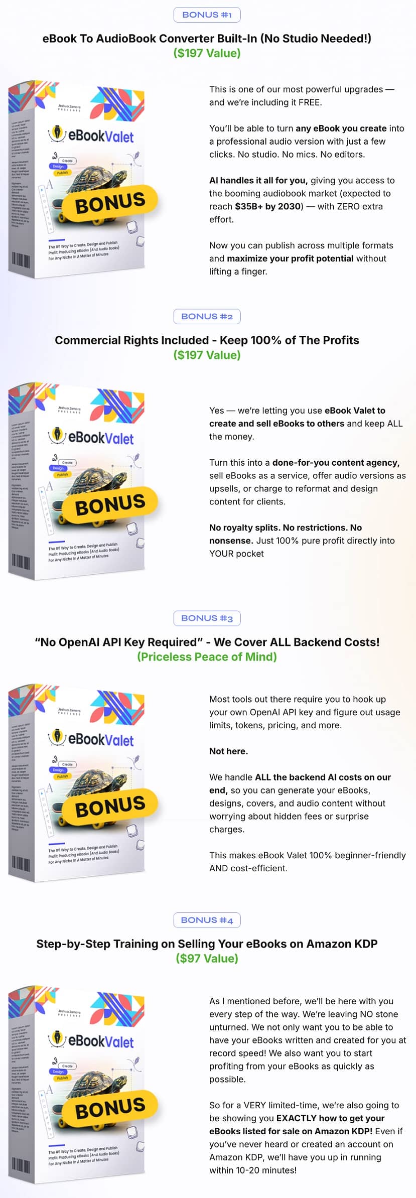 eBook Valet Bonus