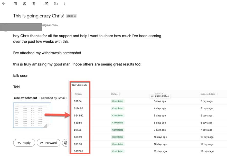 Hybrid Income Protocol System Testimonial