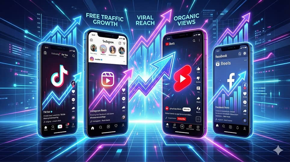 free traffic with short-form video