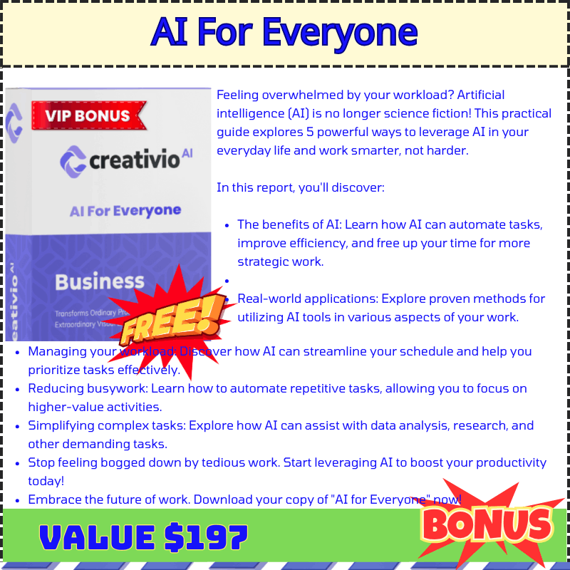 Creativio AI 2.0 Bonus 5