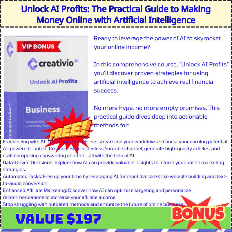 Creativio AI 2.0 Bonus 6