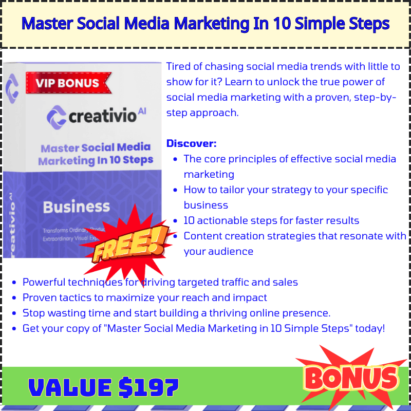 Creativio AI 2.0 Bonus 7