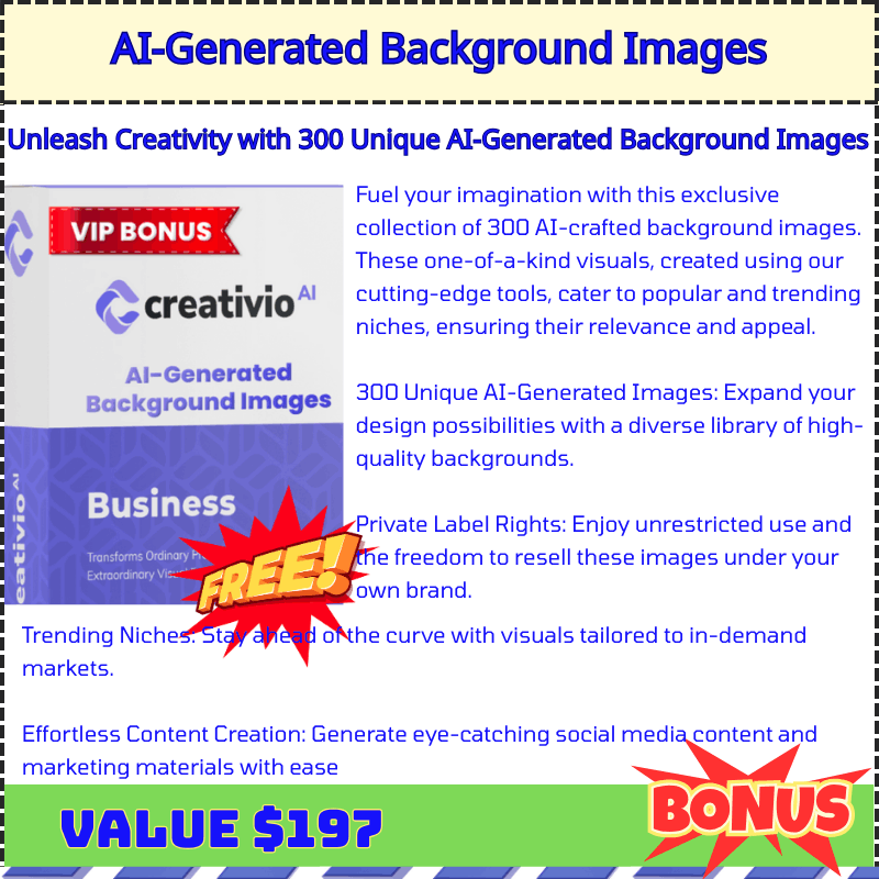 Creativio AI 2.0 Bonus 8