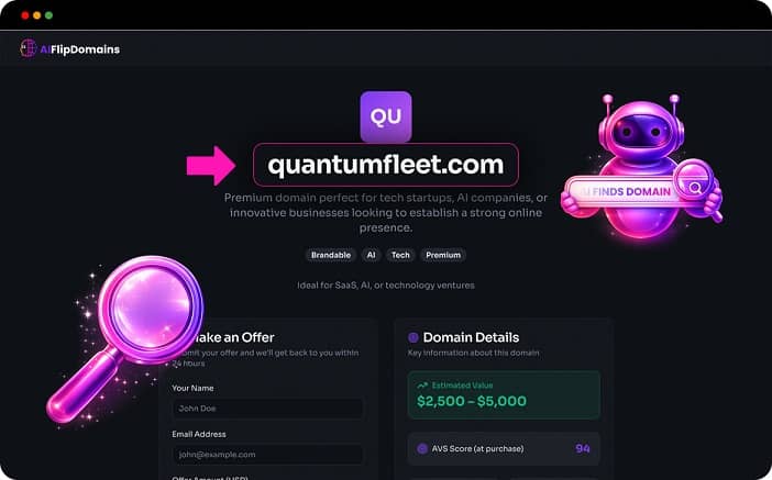 AIFlipDomains Step 1 - AI Discovers Domains for You