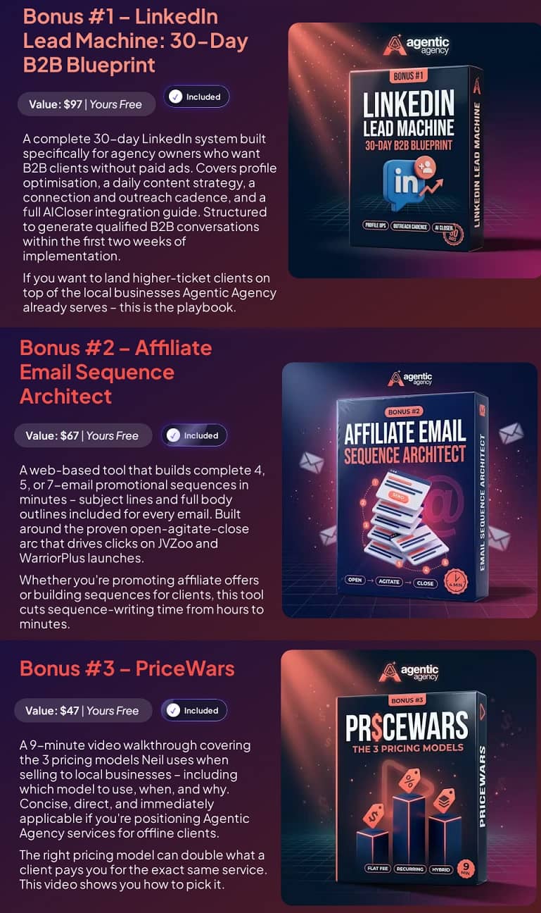 Agentic Agency OTO 1 Bonus