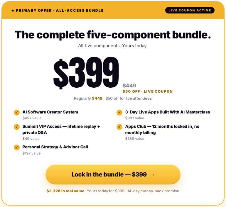 Apps Built With AI - All-Access Bundle