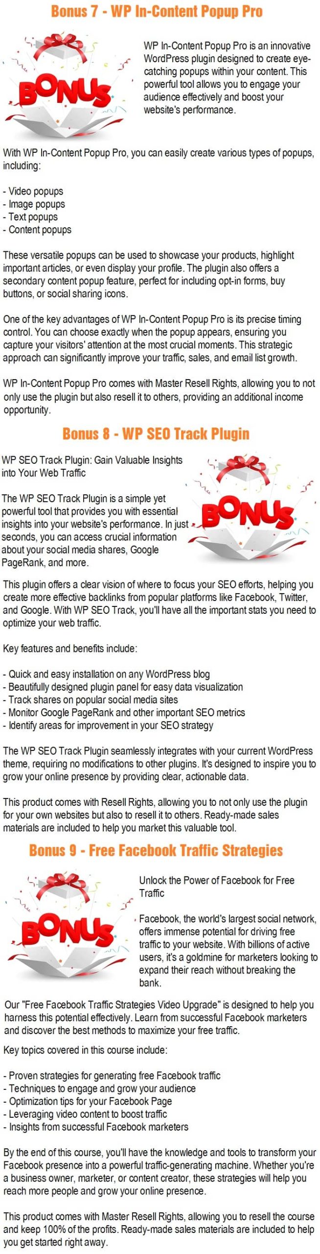 ContentRyte Bonuses