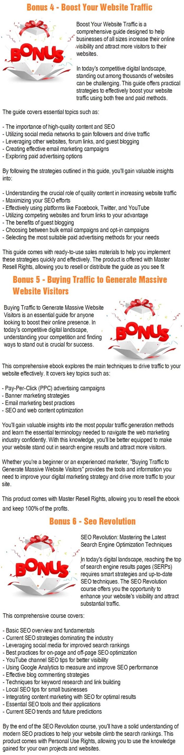 ContentRyte Bonuses
