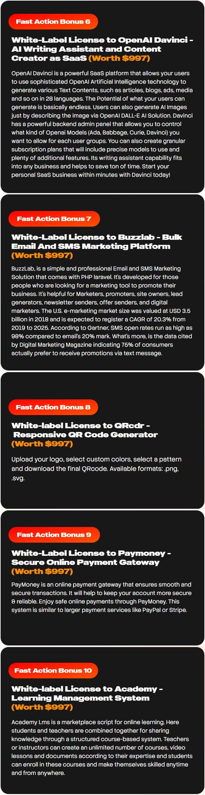 RedMator Bonuses