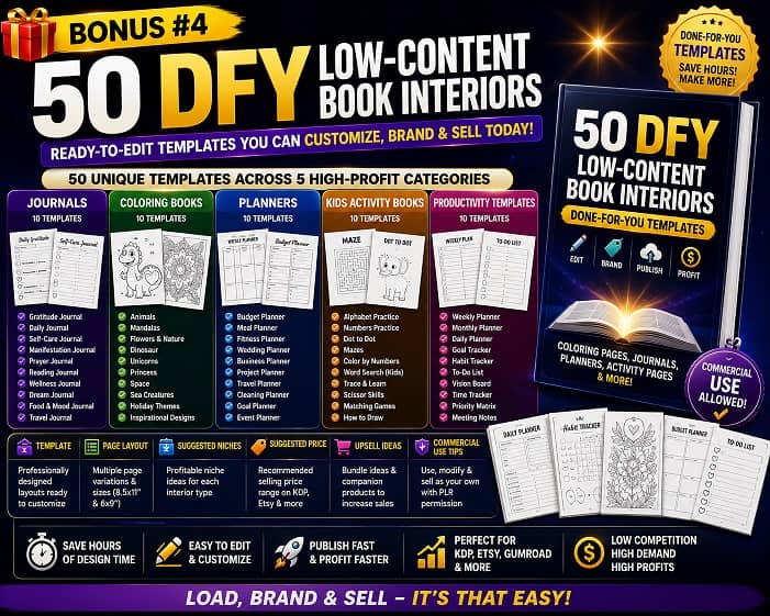 Bonus 4 - 50_DFY_Low_Content_Book_Interiors