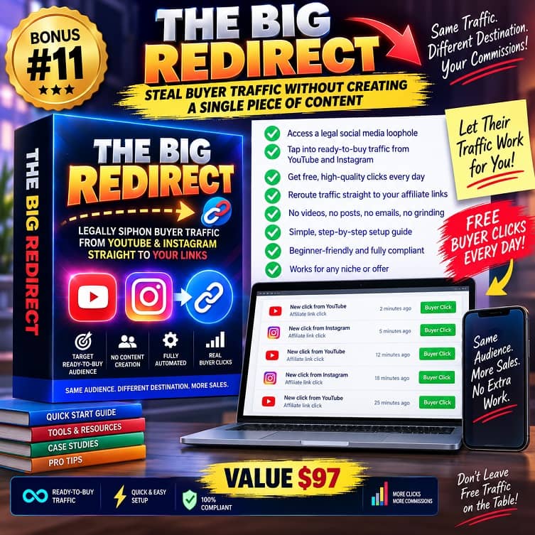 The Big Redirect Commission Cycle Bonus 11